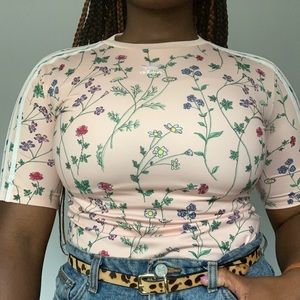 Adidas Floral Bodysuit